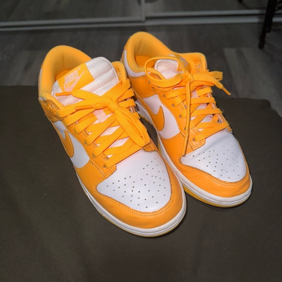 Nike Shoes - Yellow nike Dunk Low